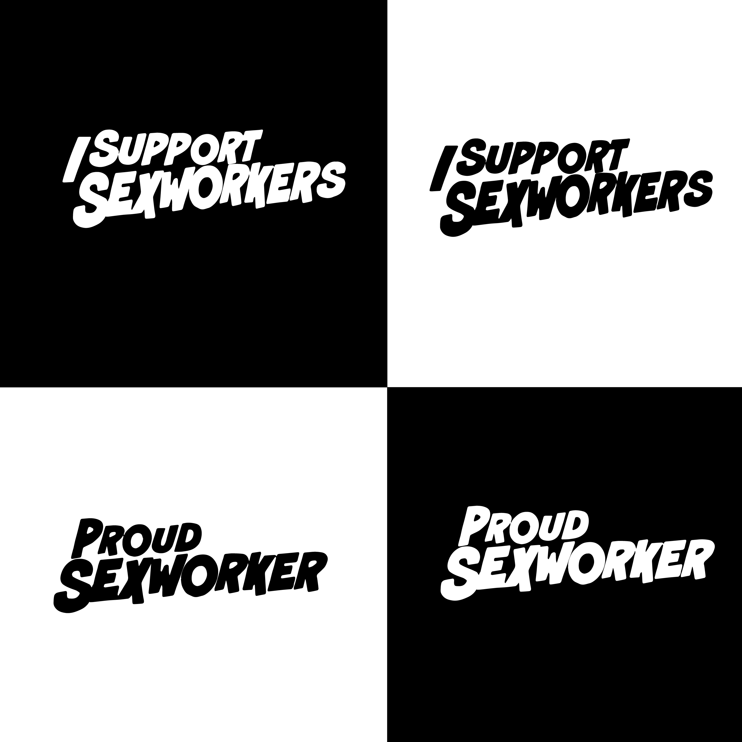 Proud Sex Worker logo studies