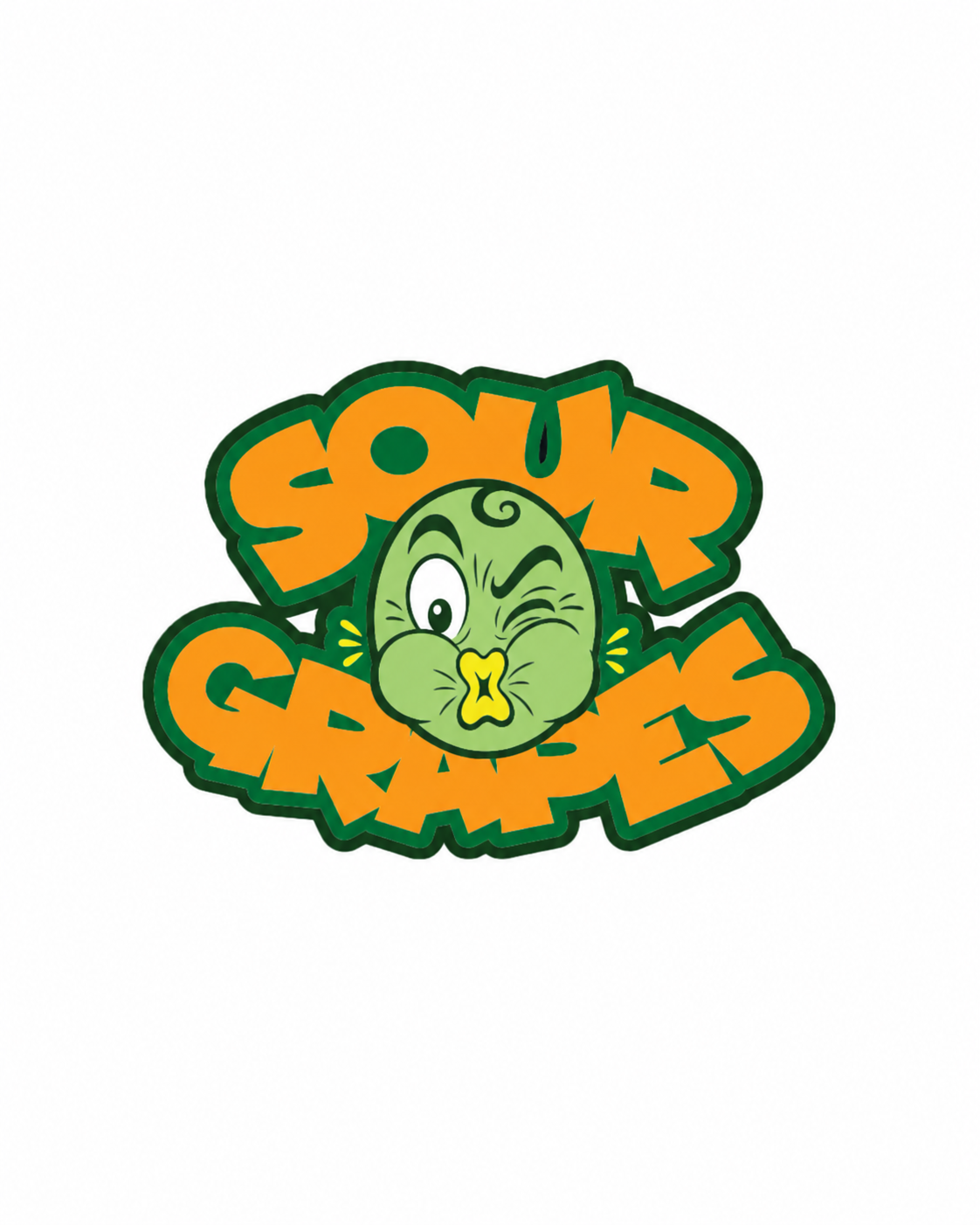 Sour Grapes character logo by Bocha